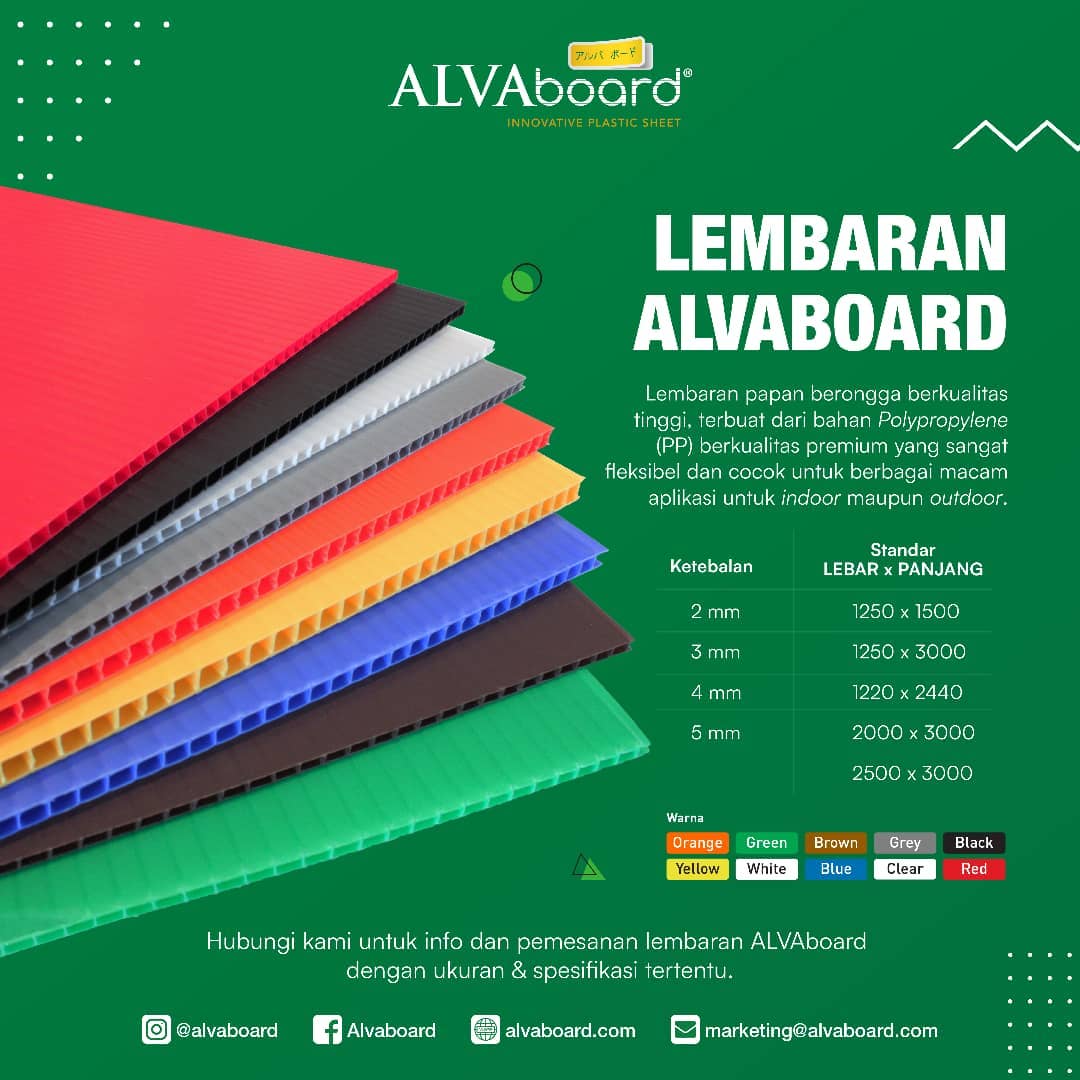 plastik pp lembaran