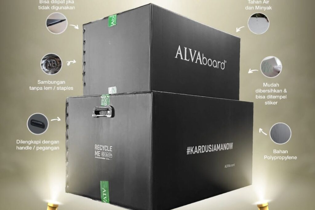 kardus plastik alvaboard