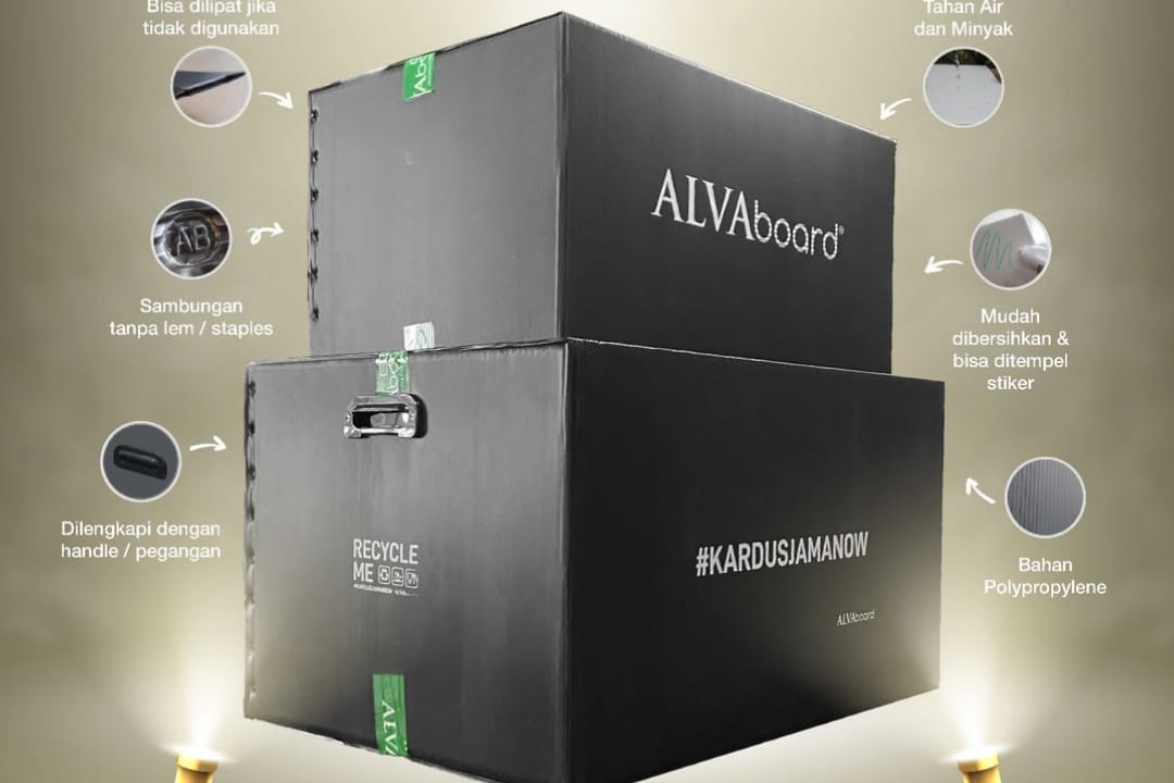 kardus plastik alvaboard