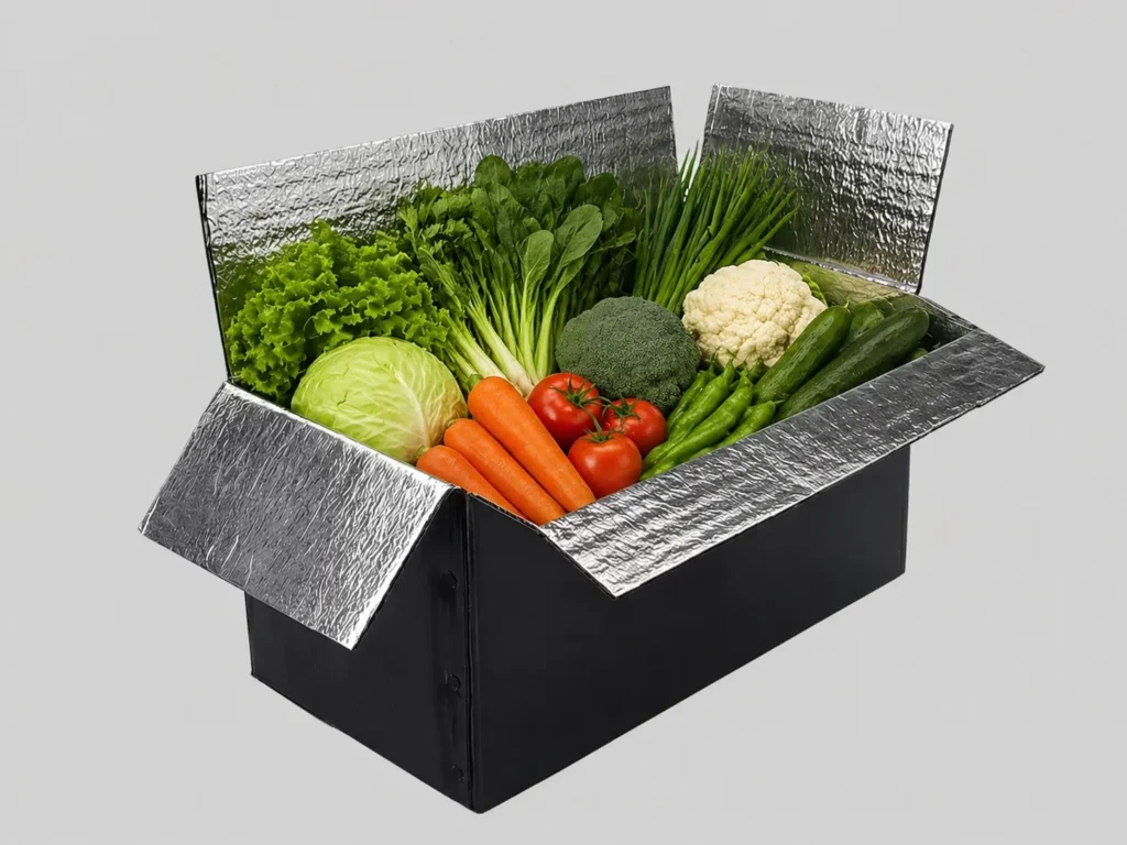 Box ALVAboard Hot & Cool untuk ekspor sayur