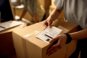 paket box yang akan dikirim ke luar negeri