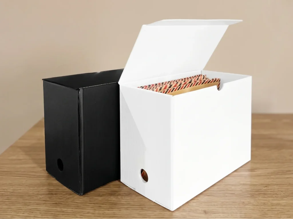 ALVAboard archive and document boxes