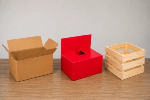 Box WIP dari bahan kardus, PP board, kayu
