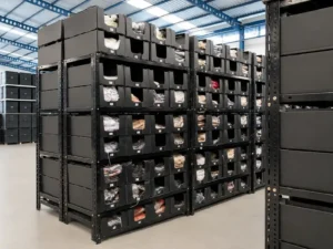 Racking box di gudang
