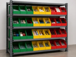 Racking box di gudang