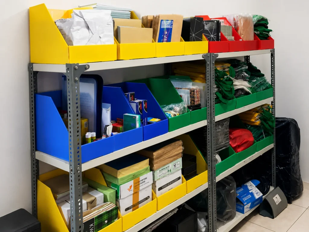 Racking system bin box ALVAboard