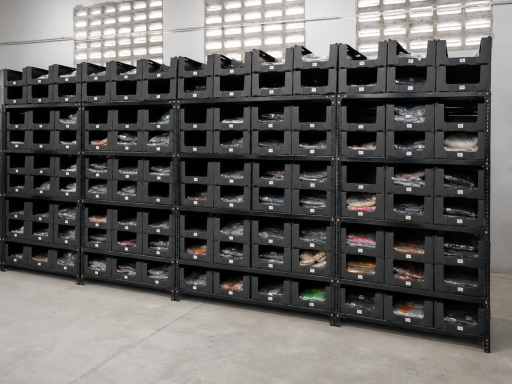 Racking system dengan racking box ALVAboard
