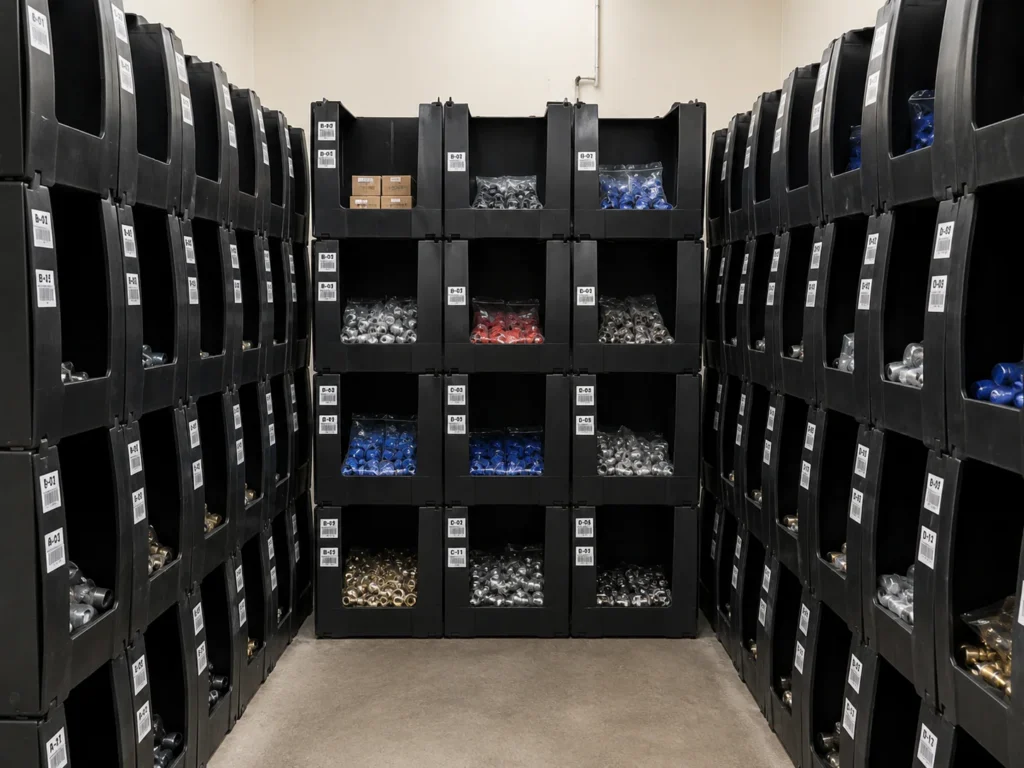 Stackable ALVAboard bin boxes