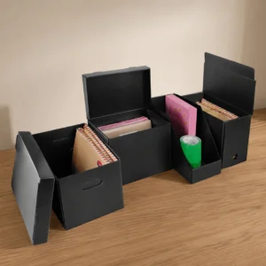 Various types of ALVAboard document boxes