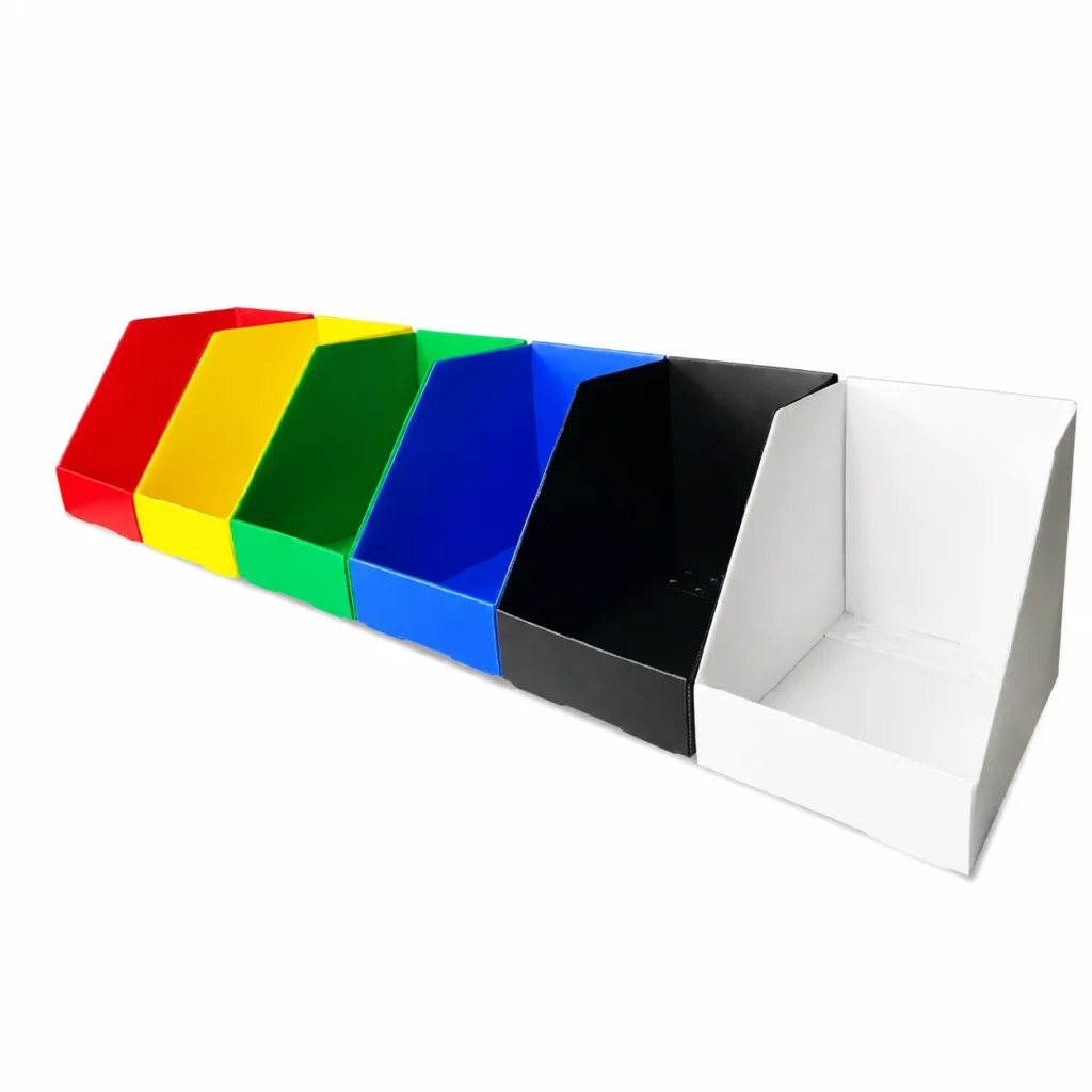 Open front bin box