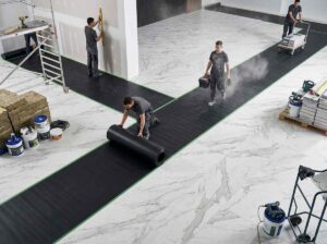 ALVAboard Floor & Wall Protector 2 mm as waterproof temporary floor protection for renovation projects