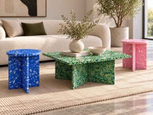 High-quality furniture made from recycled ALVAboard material Recycled Plastic Sheets Indonesia