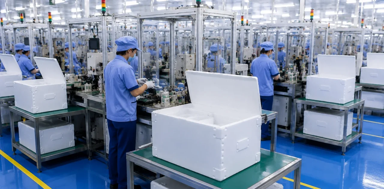 WIP box usage in a factory