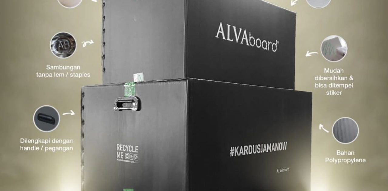kardus plastik alvaboard