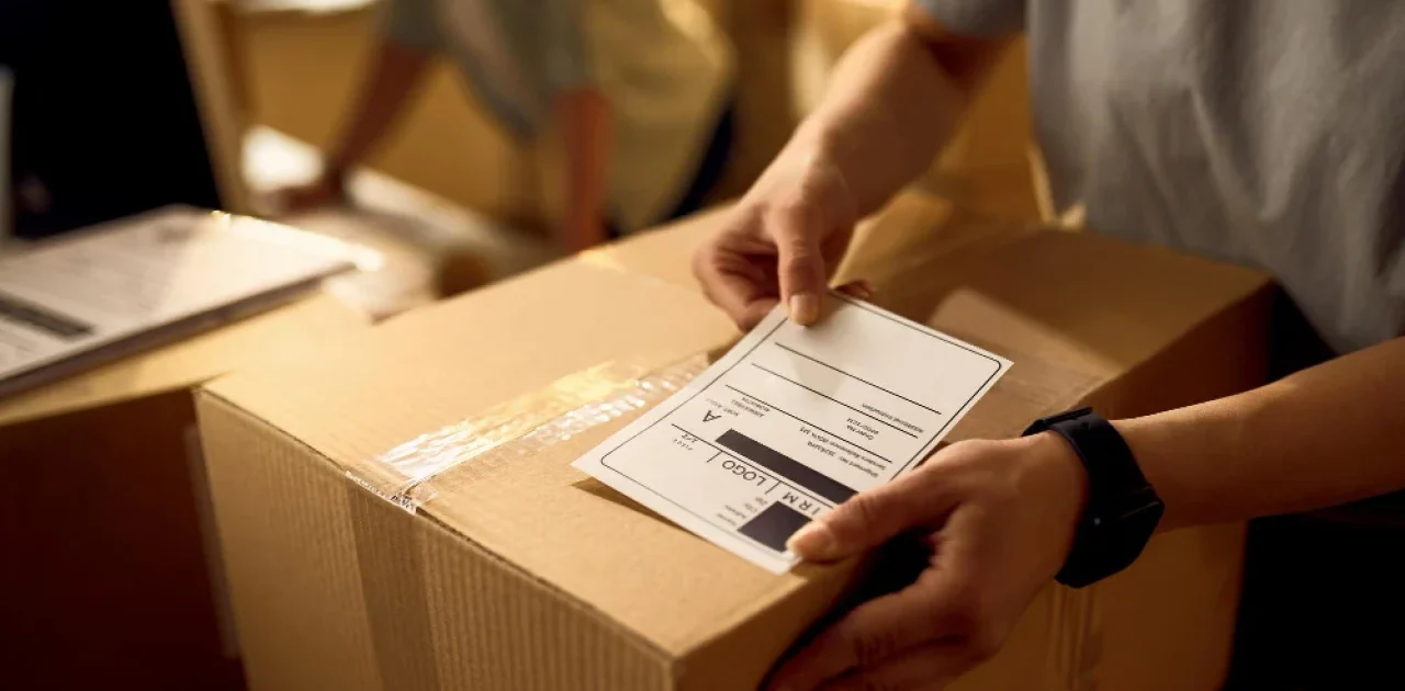 paket box yang akan dikirim ke luar negeri