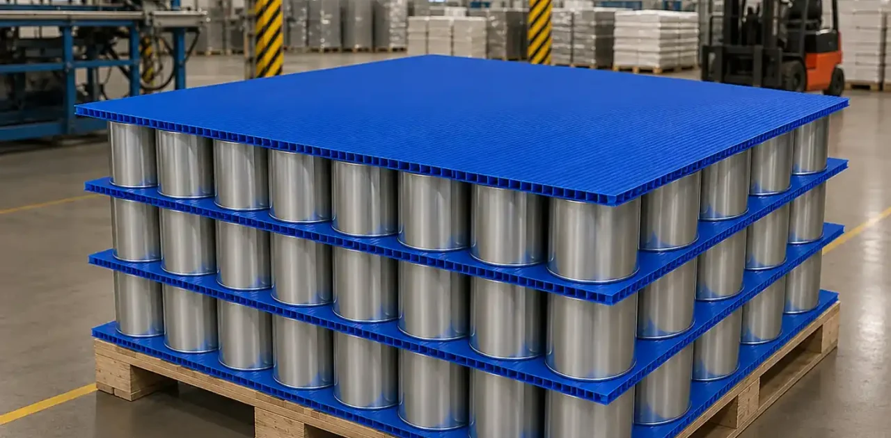 PP layer pad untuk distribusi perusahaan FMCG