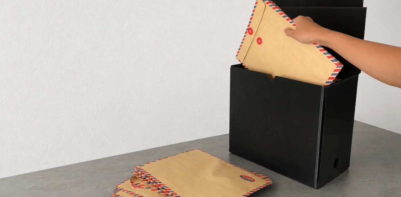 ALVAboard PP board plastic archive box